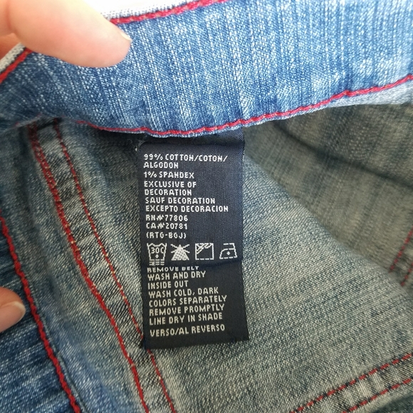 Tommy Hilfiger Blue Jean Denim Mini Skirt - Picture 12 of 12